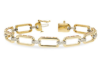A310-33574: BRACELET .25 TW (7.5" - B225-79047 WITH LARGER LINKS)