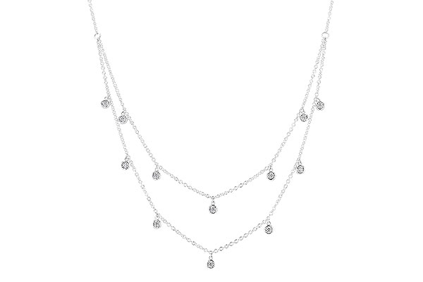 B310-29074: NECKLACE .22 TW (18 INCHES)