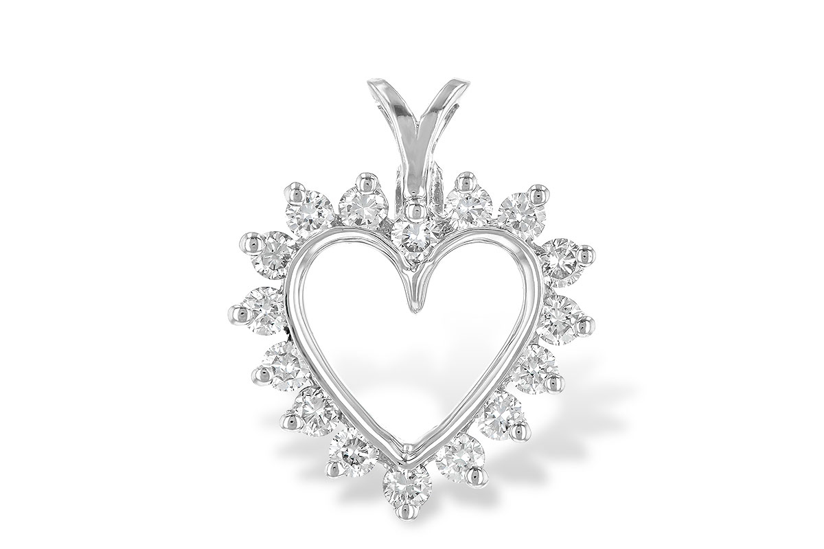 C043-03628: HEART PENDANT .45 TW