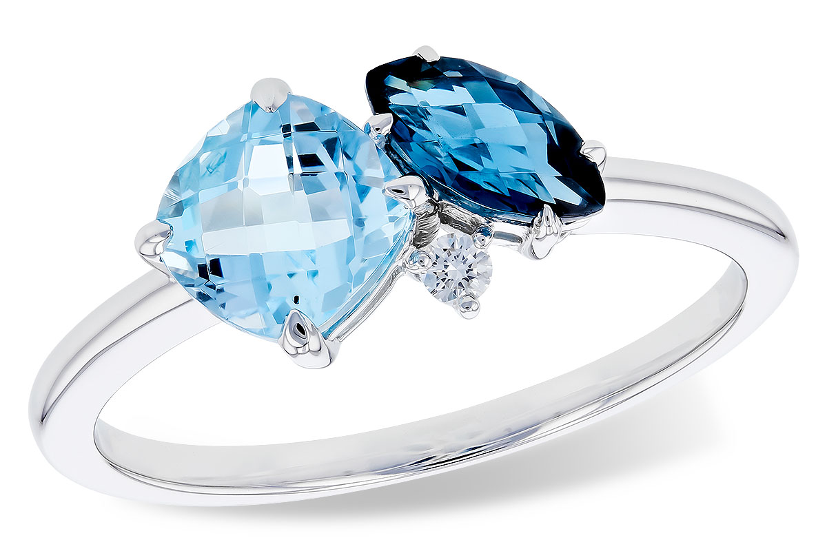 C310-29947: LDS RG 1.49 TW BLUE TOPAZ 1.52 TGW