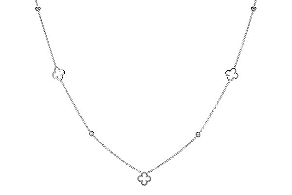 E311-20865: NECKLACE .20 TW (18")