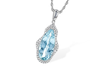F226-69937: NECK 3.97 AQUAMARINE 4.20 TGW