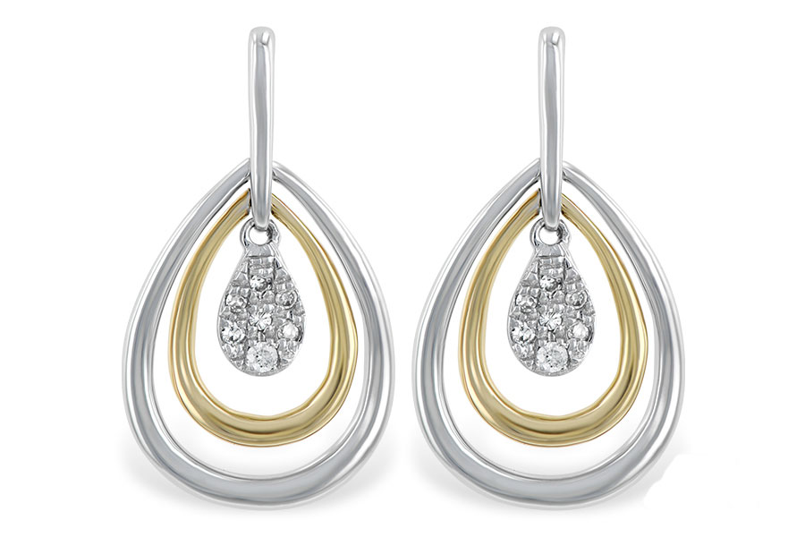 H220-31810: EARRINGS .06 TW