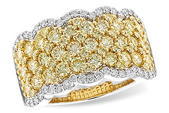 H310-29919: LDS DIA WED RG 1.90 YELLOW DIAS 2.20 TW