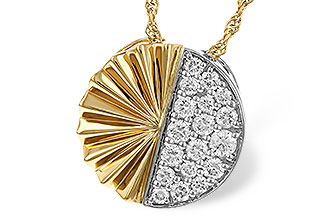 H311-25364: NECKLACE .50 TW