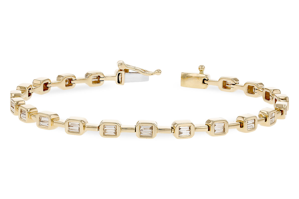 K310-32673: BRACELET .90 TW BAGUETTE