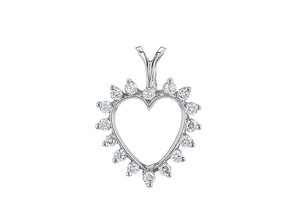 M043-03619: HEART PENDANT .23 TW